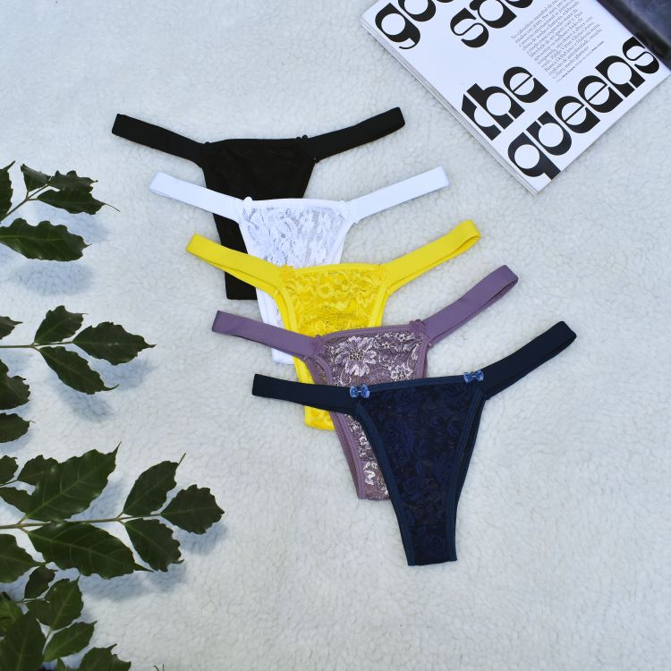 Kit 05 Calcinhas String Renda